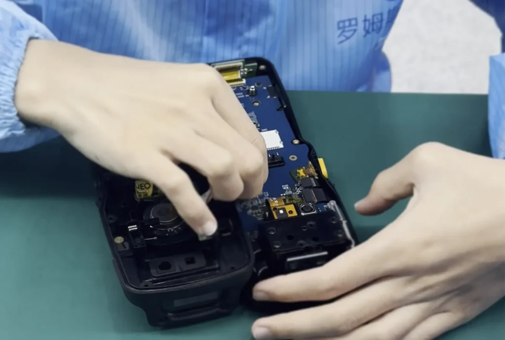 Close-up of Final Product Assembly